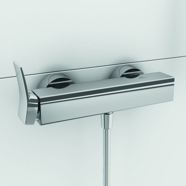 Ideal Standard Conca Brausearmatur AP Brushed Gold – Wandmontage, Einhandhebelmischer, Messing