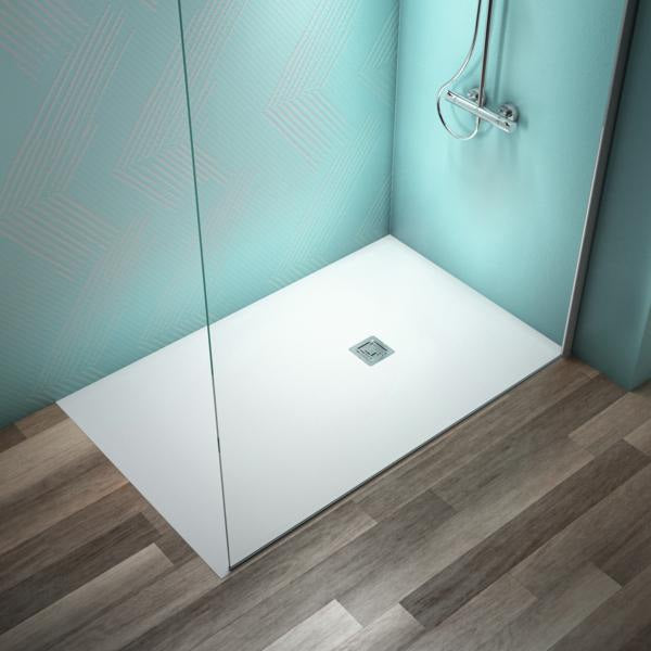 Ideal Standard Rechteck-Brausewanne Ultra Flat S+ 1600x1000 mm Mineralguss Weiß Matt