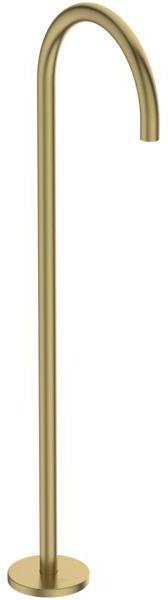 Ideal Standard Wanneneinlauf Joy freistehend Brushed Gold – Bodenstehender Auslauf mit Strahlregler