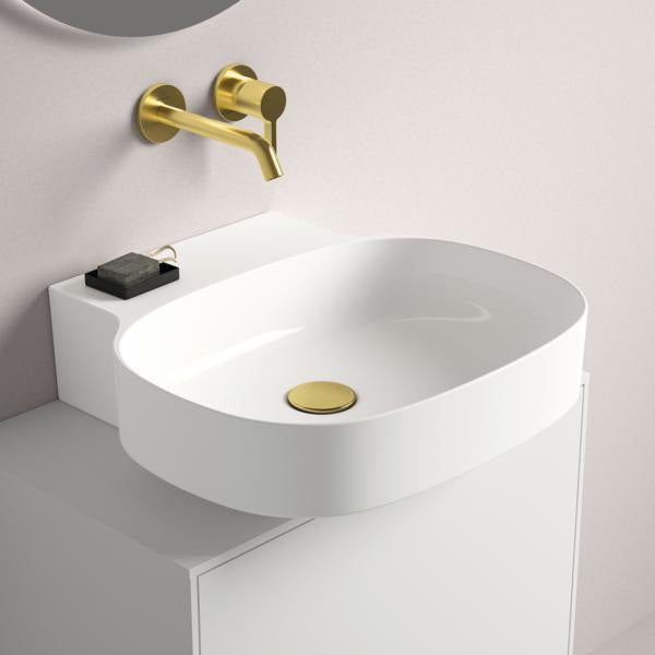 Ideal Standard Aufsatzwaschtisch Linda-X 500x480x135mm geschliffen Weiß ohne Hahnloch