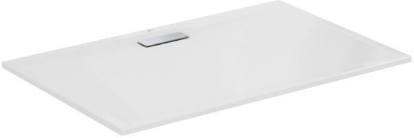 Ideal Standard Rechteck-Brausewanne Ultra Flat New 1400x900x25 mm Weiß – Bodenebener Einbau