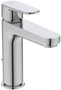 Ideal Standard Cerafine O Waschtischarmatur H120 mit Ablaufgarnitur, Ausladung 125 mm, Chrom