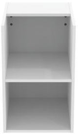 IDEAL STANDARD i.life B Seitenelement für Waschtischplatte, 2 offene Fächer, 400x505x630 mm, Weiß matt