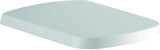 IDEAL STANDARD WC-Sitz MIA mit Deckel, Edelstahl-Scharniere, Duroplast weiß