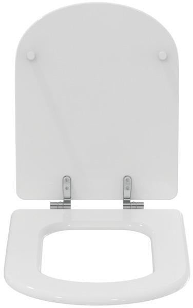 Ideal Standard WC-Sitz Calla Softclosing Weiß – MDF mit Absenkautomatik und Edelstahl-Scharnieren