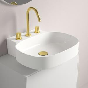 Ideal Standard Waschtisch Linda-X, 500x480x135 mm, 3 Hahnlöcher, ohne Überlauf, Weiß