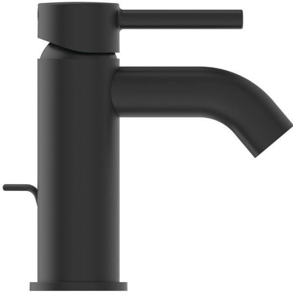 IDEAL STANDARD Ceraline Waschtischarmatur Silk Black 100 mm mit Ablaufgarnitur
