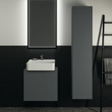 IDEAL STANDARD Hochschrank Conca, 1 Tür, wandhängend, 370x250x1700 mm, Weiß matt, links/rechts