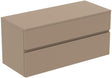 Ideal Standard Finesse Waschtischunterschrank 1202 mm, 2 Auszüge, Greige matt, wandhängend