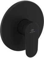Unterputzmontage Silk Black Rosette