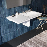 Ideal Standard Möbelwaschtisch La Dolce Vita 1060 mm, 3 Hahnlöcher, Ablage links, Weiß