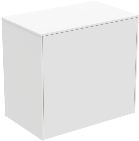 Ideal Standard Conca Waschtischunterschrank 602 mm, 1 Auszug, Push-Open, Weiß – ohne Ausschnitt