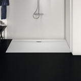 Ideal Standard Ultra Flat S i.life Rechteck-Brausewanne 1800x800x30 mm Carraraweiß – Mineralguss, matt, Anti-Rutsch
