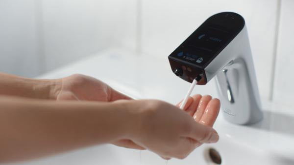 Ideal Standard Intellimix Sensor-Waschtischarmatur mit Seifenspender, Chrom – berührungslose Steuerung