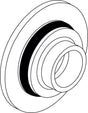 Ideal Standard Isolationsring-Set A861197NU – Passgenaue Ersatzteile für Armaturengriffe