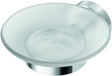 Ideal Standard IOM Seifenschale aus satiniertem Glas mit verchromter Wandhalterung