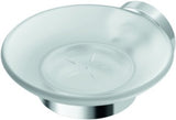 Ideal Standard IOM Seifenschale aus satiniertem Glas mit verchromter Wandhalterung