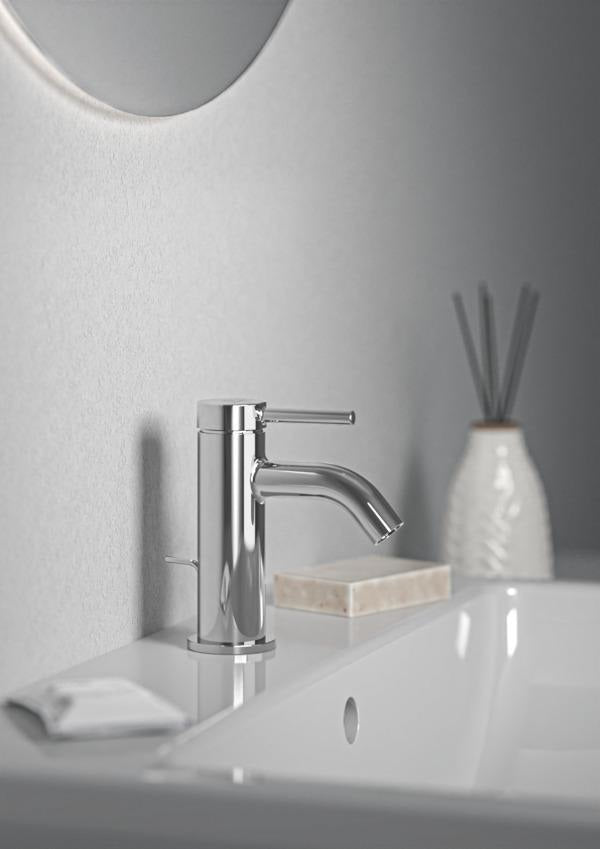Ideal Standard Ceraline Nuovo Waschtischarmatur H65 mit Ablaufgarnitur BlueStart Chrom