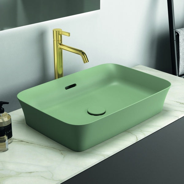 Ideal Standard Conca Waschtischplatte 1202x505x6 mm Keramik Feinsteinzeug Marmor Calacatta
