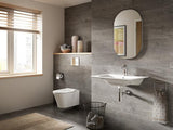 Ideal Standard Möbelwaschtisch Connect Air 640x460x165mm 1 Hahnloch mit Überlauf Weiß