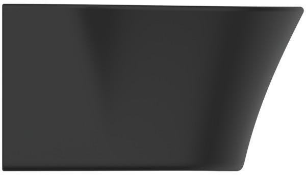 Ideal Standard Wandbidet Connect Air in Schwarz Matt – 360x540x300 mm, 1 Hahnloch, Unsichtbare Befestigung