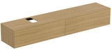 IDEAL STANDARD Conca WT-Unterschrank 2387x505x370 mm, 2 Auszüge, mit Ausschnitt, Weiß