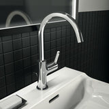 IDEAL STANDARD Joy Waschtischarmatur – Einhandhebelmischer mit Ablaufgarnitur, Brushed Gold, 169 mm Ausladung