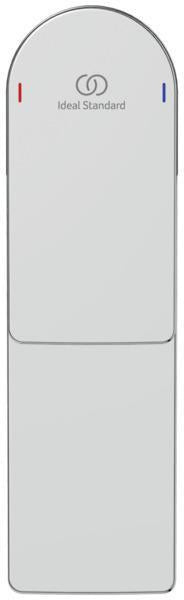 Ideal Standard Edge Waschtischarmatur Chrom 125 mm mit Ablaufgarnitur und 5 l/min Sparfunktion