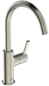 Ideal Standard Joy Waschtischarmatur mit hohem Auslauf, Brushed Gold, 169 mm, ohne Ablaufgarnitur