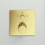 Ideal Standard Ceratherm C100 Einzelthermostat Unterputz Rosette 163x163mm Brushed Gold