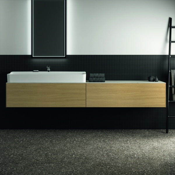 Ideal Standard Conca Waschtischunterschrank 2385 mm, 2 Auszüge, Sunset Matt, wandhängend