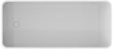 IDEAL STANDARD Conca freistehende Körperform-Badewanne 1800x800x600 mm Weiß Matt Mineralguss