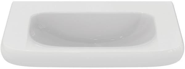 Ideal Standard Contour 21+ Waschtisch 545 mm Weiß SmartGuard+ ohne Hahnloch & Überlauf