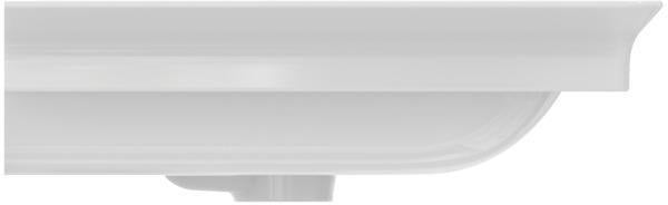 Ideal Standard Möbelwaschtisch La Dolce Vita 860 mm 3 Hahnlöcher mit Überlauf Weiß