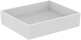 Ideal Standard i.life B Aufsatzwaschtisch 500x420x140 mm Weiß ohne Hahnloch