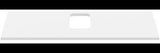 Ideal Standard i.life B Waschtischplatte 1002x507x18 mm Weiß Matt – mittiger Ausschnitt