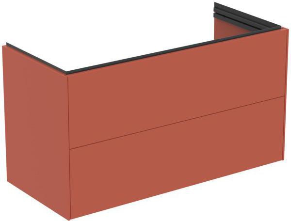 Ideal Standard Conca Möbelwaschtischunterschrank 1000x440mm 2 Auszüge Weiß Matt