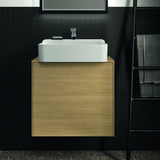 Ideal Standard Conca Waschtischunterschrank Eiche geflammt 602 mm mit Auszug und Push-Open