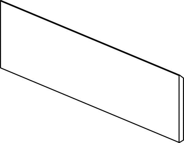 IDEAL STANDARD Connect Air Schubladenfront 1300 mm unten – Weiß glänzend/matt