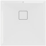 Ideal Standard Ultra Flat Evo Quadrat-Brausewanne 700x700x35mm Seidenweiß – Flacher Einbau, Rutschhemmung
