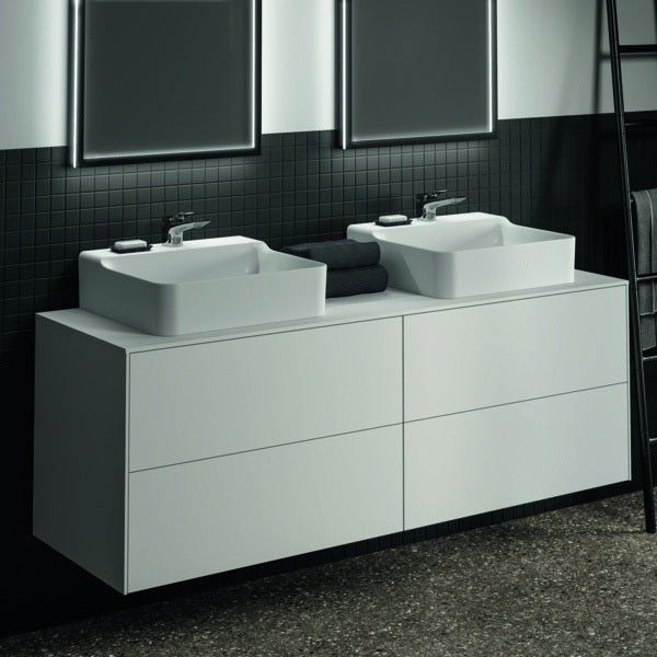 Ideal Standard Conca Waschtischunterschrank 1587 mm, 4 Auszüge, Anthrazit, Push-Open