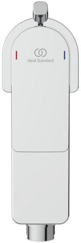 Ideal Standard Edge Bidetarmatur Chrom 115 mm mit Ablaufgarnitur und Keramikkartusche