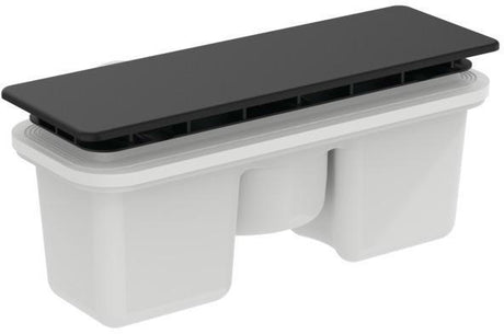 Ideal Standard Ultra Flat New Ablaufgarnitur – Flach, Chrom, ABS-Siphon, 65 mm Breite