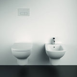 Ideal Standard i.life A Wand-Bidet 355x540x300mm Weiß – Kristallporzellan, 1 Hahnloch