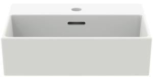 Ideal Standard Handwaschbecken Extra 450x350x150mm, 1 Hahnloch, mit Überlauf, Weiß, geschliffen