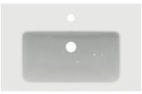 Ideal Standard i.life S Möbelwaschtisch 610 mm, 1 Hahnloch, mit Überlauf, Weiß