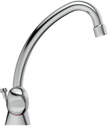 Ideal Standard Alpha Waschtisch-Zweigriffarmatur Chrom 155 mm mit Ablaufgarnitur