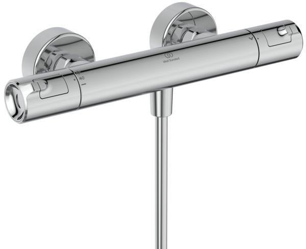 Ideal Standard Ceratherm T50 Brausethermostat mit 900 mm Brausestange und 3-Funktions-Handbrause in Chrom