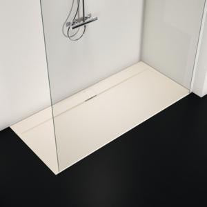Ideal Standard Ultra Flat S i.life Rechteck-Brausewanne 1800x800x30 mm Carraraweiß – Mineralguss, matt, Anti-Rutsch