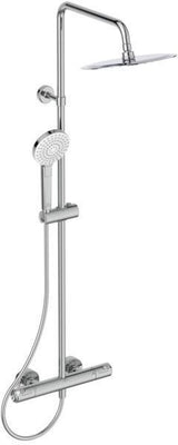 Ideal Standard Duschsystem Ceratherm T50 mit 250 mm Kopfbrause und Thermostat in Chrom